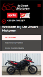 Mobile Screenshot of dezwartmotoren.nl